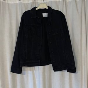 Xtra large black denim jacket